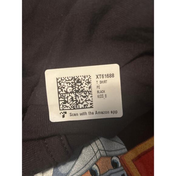 NWT Port & Company Kid's Knight in Training Black T Shirt Size 8 - Picture 3 of 4